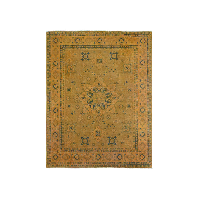 Tapis brun noué à la main à motif de fleurs de style kazak brun 7 pi 8 po x 9 pi 10 po A620591E100C4ED6974C3878A1E06DB0