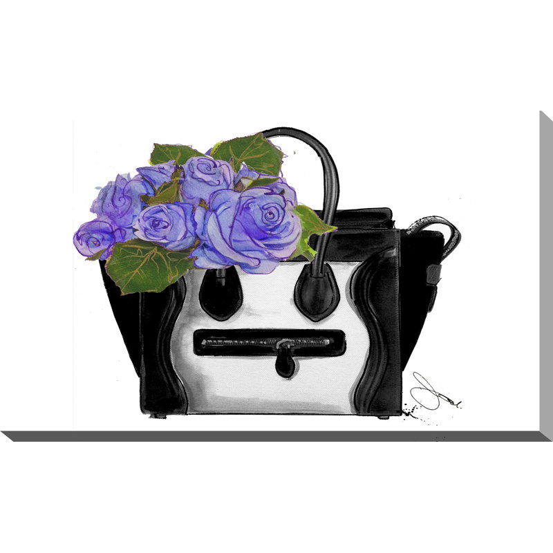« apportez-moi des fleurs », impression encadrée, H 24 po x l 40 po x P 1 po, Toile tendue