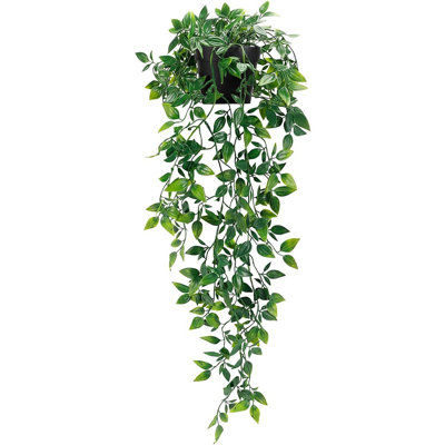 Faux plantes suspendues, petites plantes artificielles en pot pour la décoration intérieure des étagères 