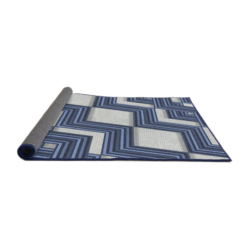 Geometric Indoor Rug, Round 6'