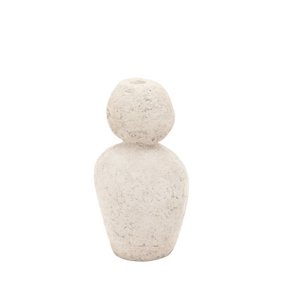 Ceramic Pebble Candle Holder