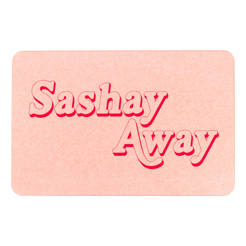 Non-Slip Bath Mat, Pink/Red