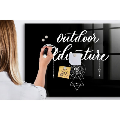 Magnetic Glass Photo Memo Board