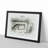 Rectangular Staircase in Abstract - Picture Frame Graphic Art Print-55771944-55771943