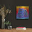Luxe métal Art «Fiery Rainbow Black Cat» par Rebecca «Fiery Rainbow Black Cat» par Rebecca Wang Art-101657555