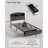 Twin Bed Frame with Storage Headboard Drawer, Non-Slip Metal Bed Frame, Easy Assembly, No Box Springs Needed-155424414