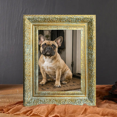 Antique Gold 3 PCS Timeless Picture Frame for 8" x 10" Photos and Entryway Decor
