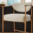 Upholstered Counter Stool with Metal Frame-118574582