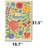 Watercolor 'Amore' Floral Kitchen Mat