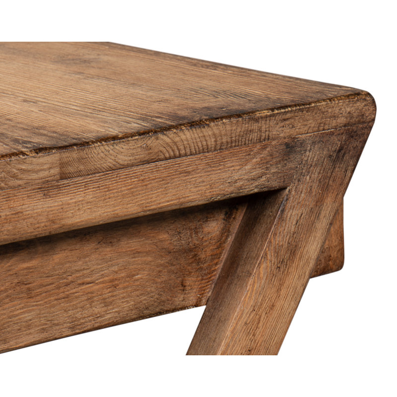 Kitchen Solid Wood Writing Desk, Brown