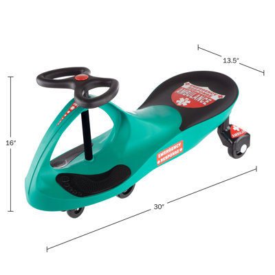 Lil Rider Ambulance Wiggle Car for Ages 3 and Up