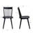 Nicholus 17.5" Wide Country Farmhouse Slat Back Wood Modern Dining Chairs-101194122