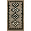 Antique Navajo Small Scatter Size Wool Black, Grey Rug
