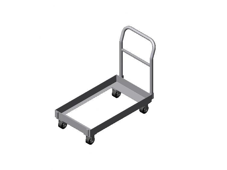 Chariot plateforme double refroidisseur capacité 900 lb., Oui