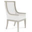 Chaise avec accoudoirs en polyester Busser