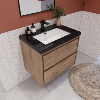 Meuble-lavabo simple l 29,52 po x P 20 po x H 25 po Vickye