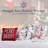 Merry and Bright Oversized Reversible easy care lightweight Holiday Quilt Bedding Set-102595340