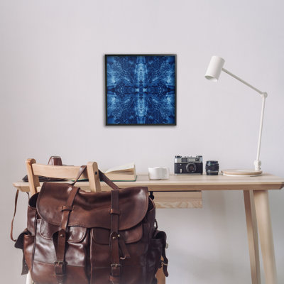 Art de giclée encadrée à motif de teinture équilibrée par El Perkin