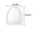 Eward Arched Dresser-Mounted Mirror in White