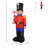 Christmas Inflatable Nutcracker Toy Soldier With Candy Cane, Outdoor Blow-Up Yard Decoration With LED Lights Display