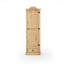 Harietta 1 Door Solid Wood Wardrobe