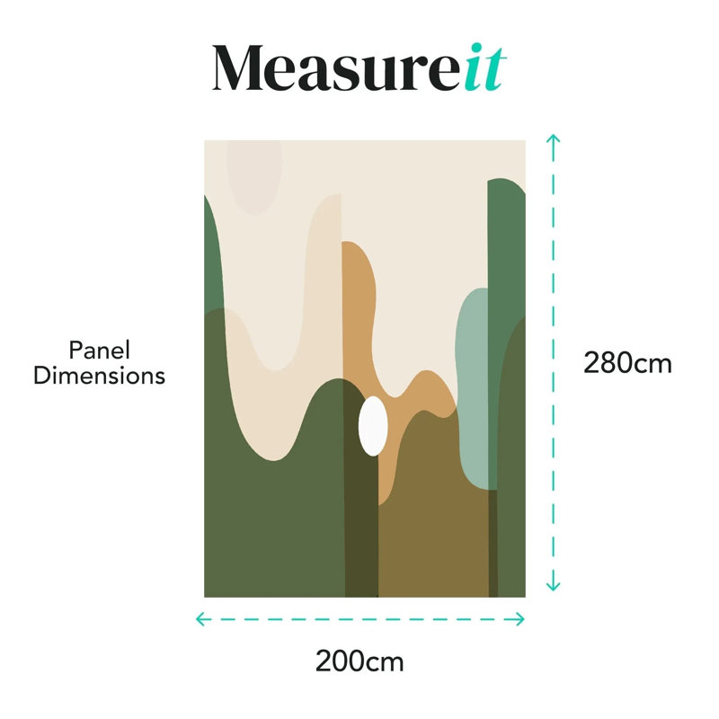 Superfresco Easy The Wave Print To Order Mural, 400cm L x 280cm W, Green