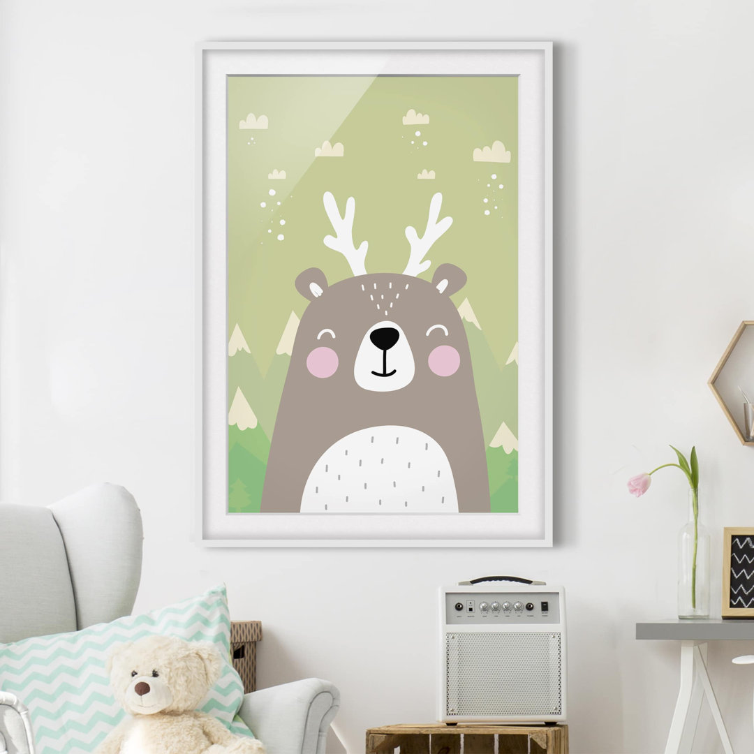 Gerahmtes Poster Wolpertinger Bears