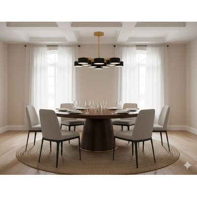 Hoogezand-Sappemeer Modern 10 Light LED Multi Shade Chandelier