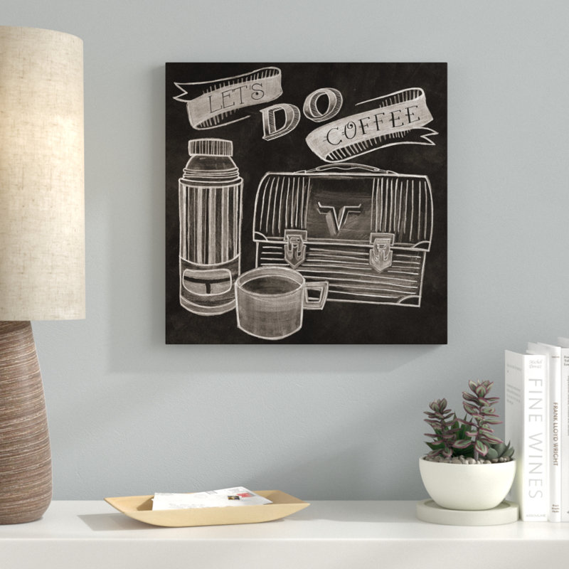« do do coffee », reproduction d’impression sur toile tendue en craie, H 14 po x l 14 po