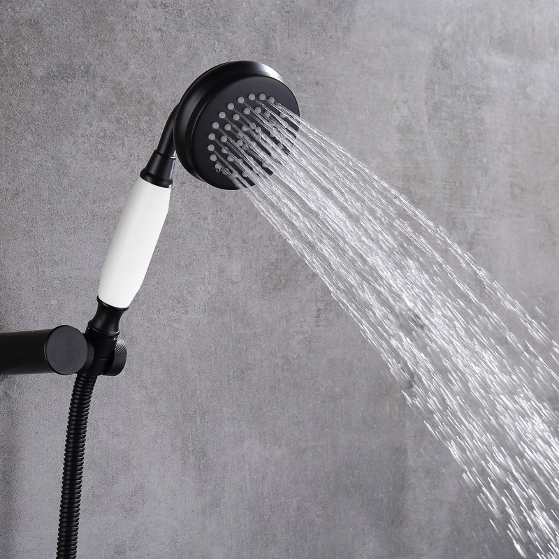 3 Handle Wall Bath Shower Mixer with Diverter