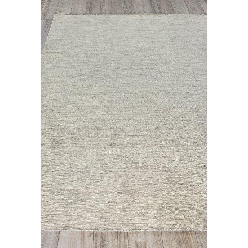 Chelsea Flatweave Wood Area Rug, Rectangle 2' x 3', Beige/Gray