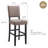 Jennifer Home Upholstered Back Stool with Wood Base for Kitchen-87378903-87378902