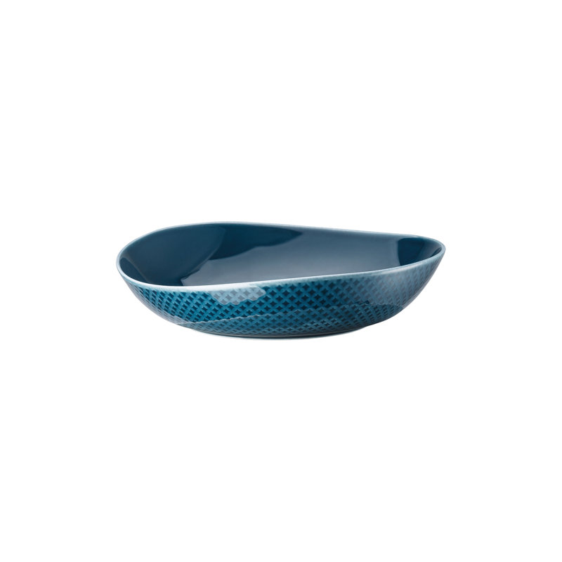 Junto Handmade Porcelain Soup Bowl, Ocean Blue