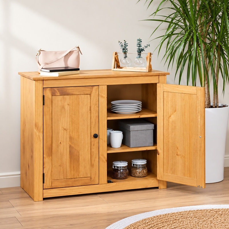 Adelman 93 cm W Pine Solid Wood Sideboard