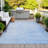 Machine Washable Indoor/Outdoor Xhevrie Blue Rug-112132216
