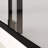 56-60" W x 72" H Semi-Frameless Sliding Shower Door, 5/16"(8mm) Clear SCGG Tempered Glass, Matte Black Finish, Cut Adjustable Width 4"