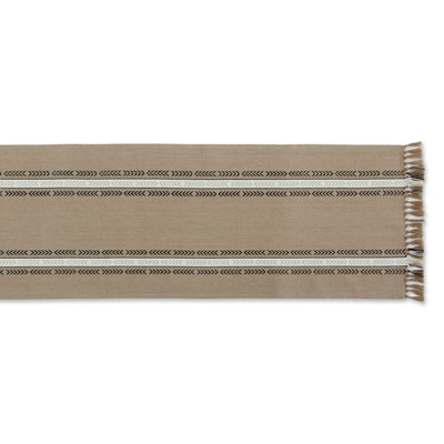 Aleahya Striped 100% Cotton Table Runner