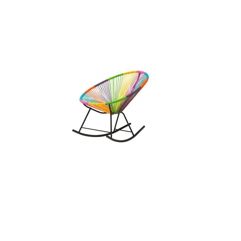 Chaise berçante Fillip Acapulco, Multicolore