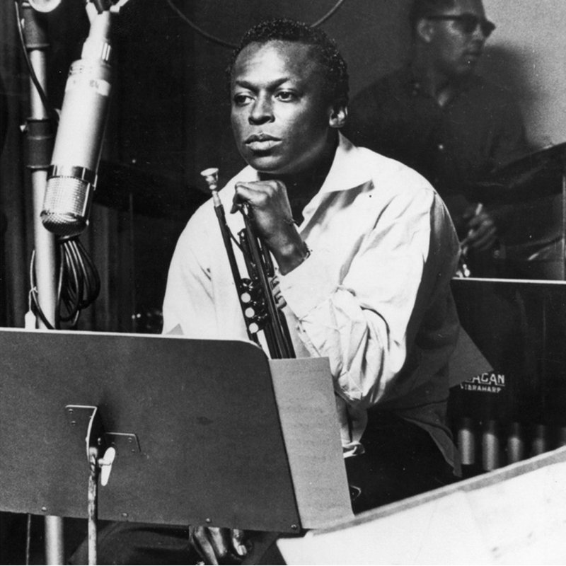 Miles Davis - 'Kind'a Blue', 28" H x 28" W
