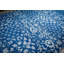 Hand-Knotted Blue Wool Traditional Floral Oushak Area Rug