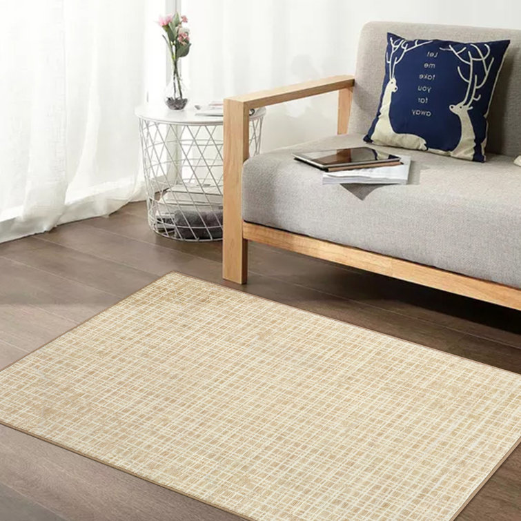Marthaann Washable Plaid Indoor Rug