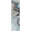 Tapis bleu sarcelle lavable à la machine intérieur / extérieur Cinead ACN1688-104736369