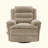 Rosalee 41" Modern & Contemporary Recliner - Textured Microfiber Swivel Glider Recliner with Comfortable Padding and Effortless Pull-Handle Reclining Mechanism.-574307389