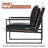 Angellina Faux Leather Armchair-1267500041