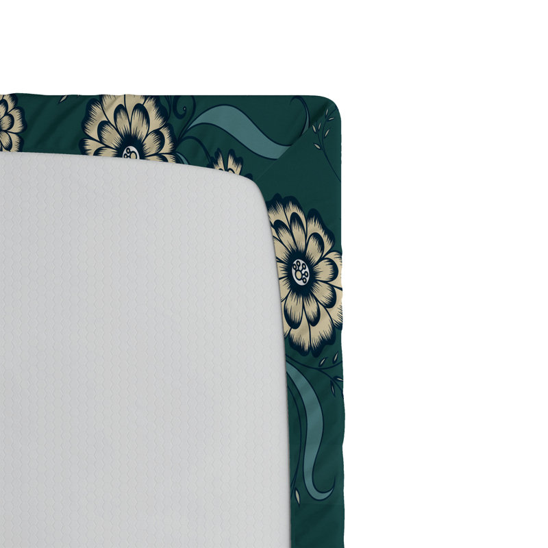 Drap-housse Ambesonne Daisy Boho Camomille, Drap-housse grand