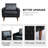 Demaine Faux Leather Armchair-902937781