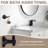 APLusee Double Bath Towel Holder Black
