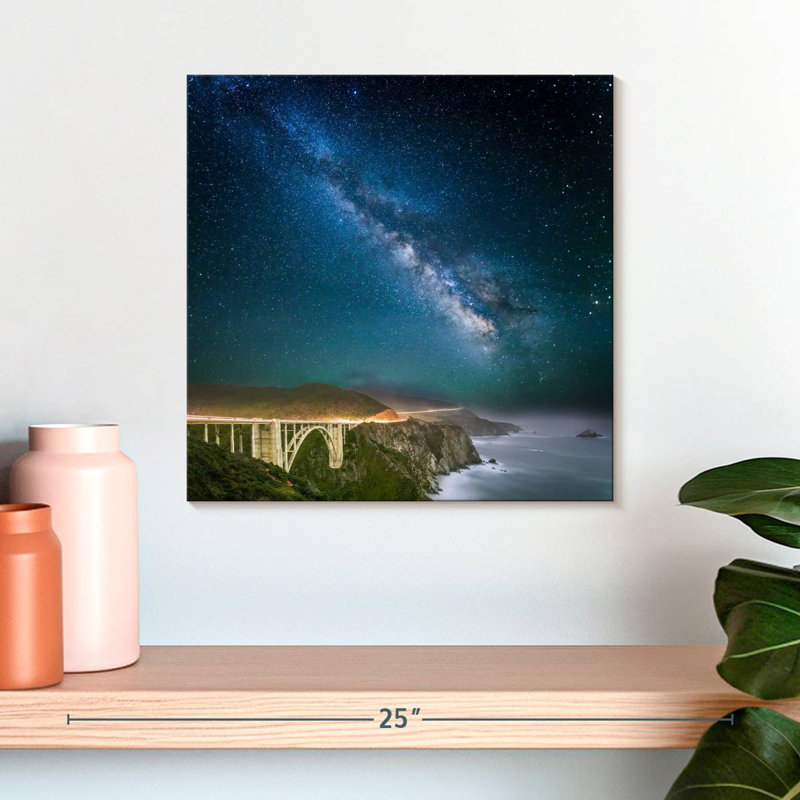Alvord Bixby Bridge Voie Lactée, H 16 po x l 16 po