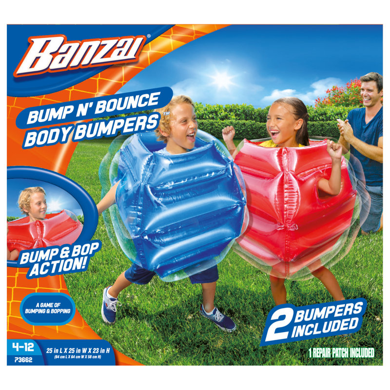 Bumpers pour le corps Bump N 'Bounce de Banzai Kids - 2 amortisseurs inclus