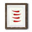 Hot Peppers - Reproduction d'art sur papier encadrée-427506792-427506807